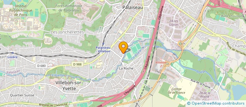 localisation de l'entreprise PLONGEE X  PALAISEAU