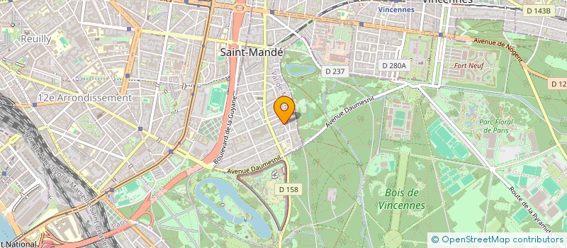 localisation de l'entreprise PLONGEURS DE SAINT MANDE  SAINT-MANDE