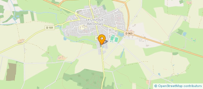 localisation de l'entreprise PLOS  VAL D'ERDRE-AUXENCE