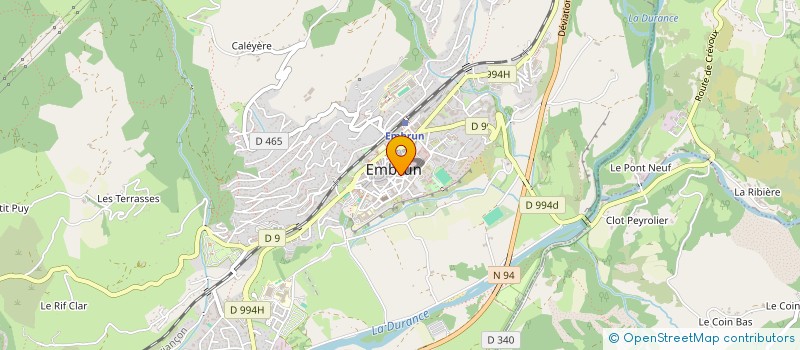 localisation de l'entreprise PLOT IV à EMBRUN
