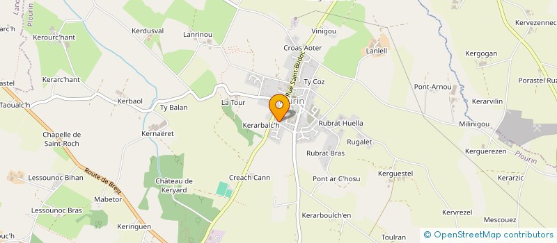 localisation de l'entreprise PLOU'RUN TRAIL  PLOURIN
