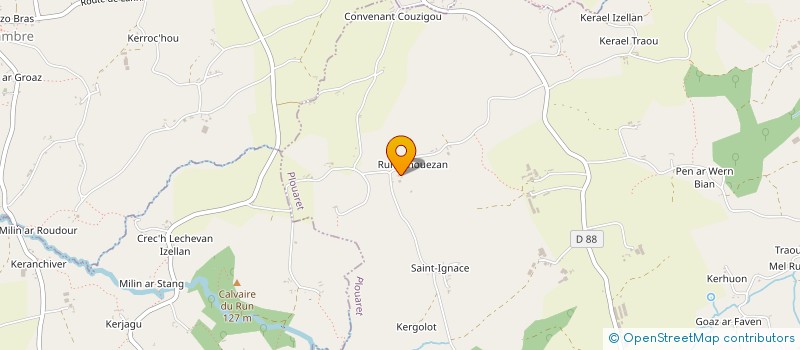 localisation de l'entreprise PLOUARET PETANQUE CLUB TREGORROIS  PLOUARET