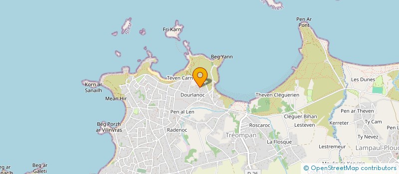 localisation de l'entreprise PLOUDAL COUNTRY ET LINE à PLOUDALMEZEAU