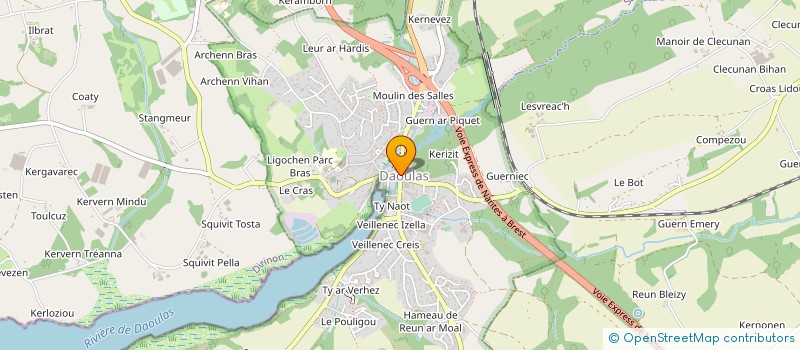 localisation de l'entreprise PLOUDEVAC  DAOULAS
