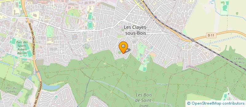 localisation de l'entreprise PLOUETT & FILS  LES CLAYES-SOUS-BOIS