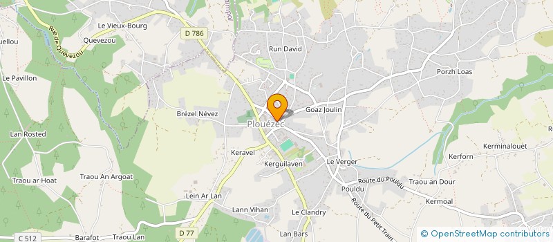 localisation de l'entreprise PLOUEZEC EN FETE - PARDON BRAS PLOUEZEG  PLOUEZEC