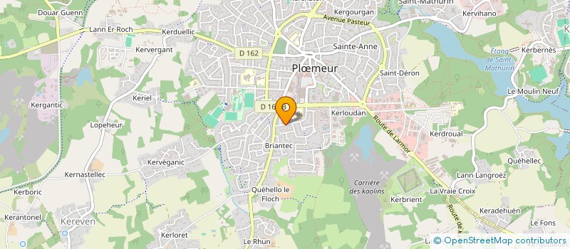 localisation de l'entreprise PLOUF 56 à PLOEMEUR
