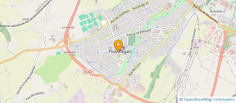 localisation de l'entreprise PLOUFRAGAN VELO CLUB à PLOUFRAGAN
