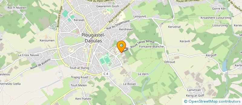 localisation de l'entreprise PLOUGASTEL BMX  PLOUGASTEL-DAOULAS