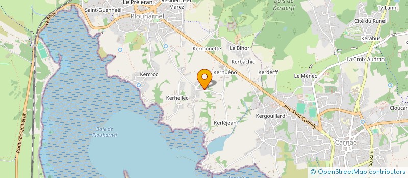 localisation de l'entreprise PLOUHARNEL FLEURI  PLOUHARNEL