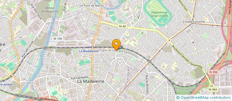 localisation de l'entreprise PLOUICH-LOISIRS-ANIM'ACTIONS à MARCQ-EN-BARŒUL