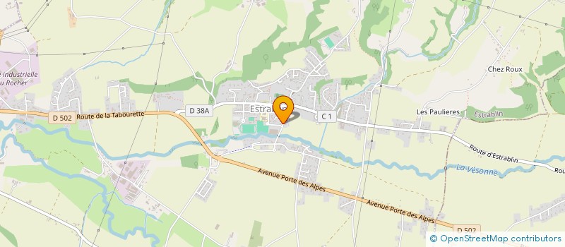 localisation de l'entreprise PLOUTOS  VIENNE