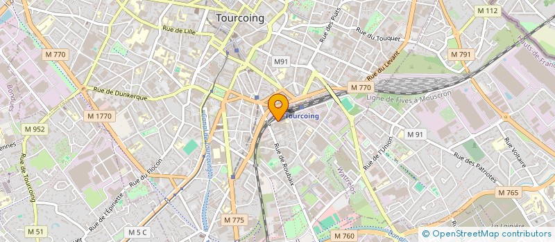 localisation de l'entreprise PLOUVIER GUY  TOURCOING