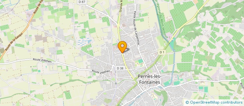 localisation de l'entreprise PLOUVIN EVENEMENT CREATION à PERNES-LES-FONTAINES