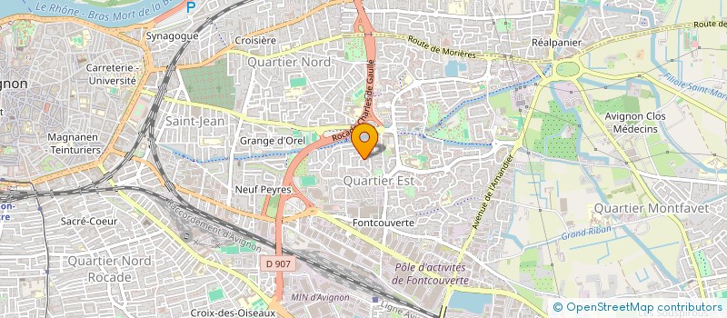 localisation de l'entreprise PLOUZANE  AVIGNON