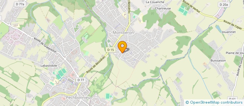 localisation de l'entreprise PLP AGENCEMENT à MONTBERON