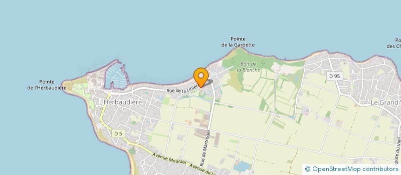 localisation de l'entreprise PLP AGENCY à NOIRMOUTIER-EN-L'ILE