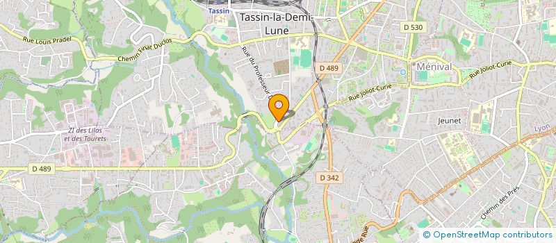 localisation de l'entreprise PLP-ELEC à TASSIN-LA-DEMI-LUNE