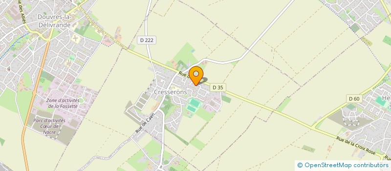 localisation de l'entreprise PLP IMMO  CRESSERONS