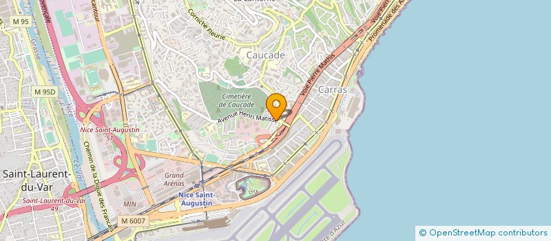localisation de l'entreprise PLP NETTOYAGE à NICE