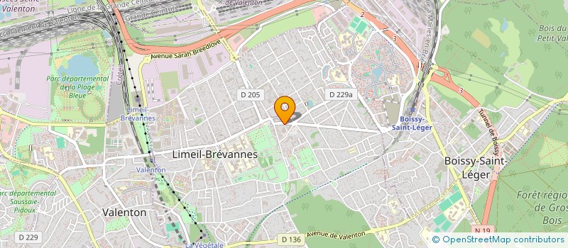 localisation de l'entreprise PLP SALENGRO à LIMEIL-BREVANNES