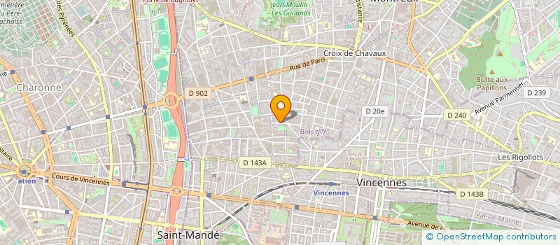 localisation de l'entreprise PLQ ENERGIE FLUIDES à MONTREUIL