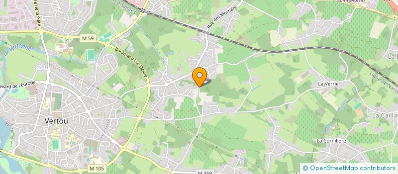localisation de l'entreprise PLR  VERTOU