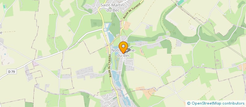 localisation de l'entreprise PLR  NOTRE-DAME-DU-BEC