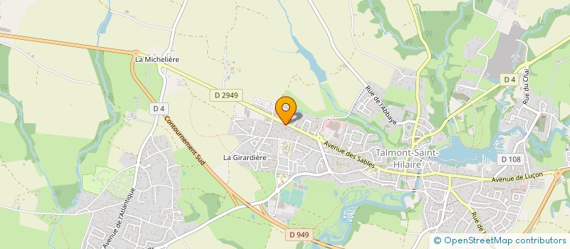 localisation de l'entreprise PLR  TALMONT-SAINT-HILAIRE