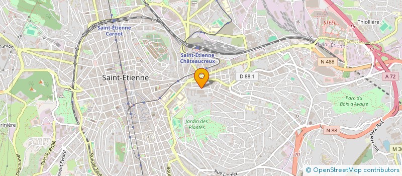 localisation de l'entreprise PLR CONSEILS  SAINT-ETIENNE