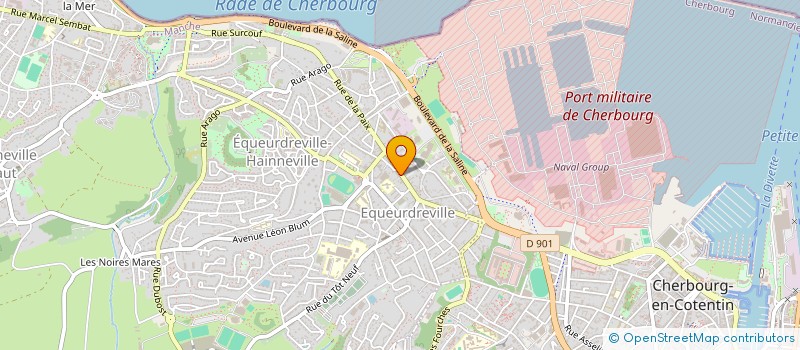 localisation de l'entreprise PLR DE FANOVILLE  CHERBOURG-EN-COTENTIN