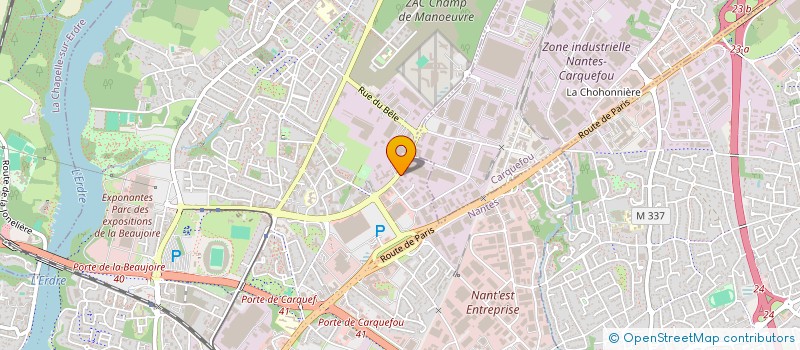localisation de l'entreprise PLR HABITAT NANTES à NANTES