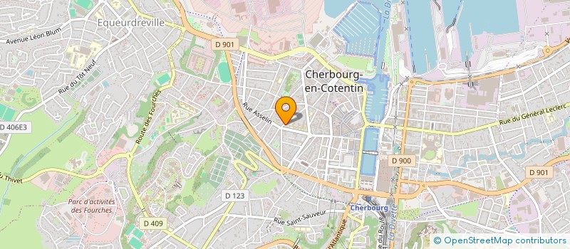 localisation de l'entreprise PLR IMMO à CHERBOURG-EN-COTENTIN
