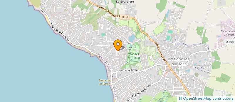 localisation de l'entreprise PLR PATRIMOINE à BRETIGNOLLES-SUR-MER