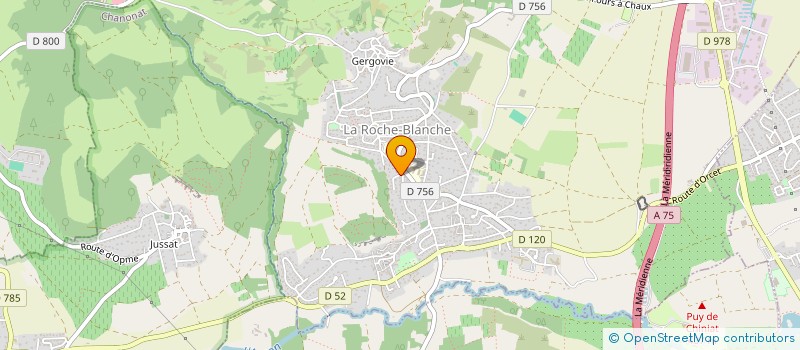 localisation de l'entreprise PLRB  LA ROCHE-BLANCHE