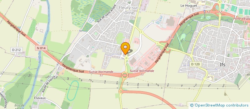localisation de l'entreprise PLS à FLEURY-SUR-ORNE