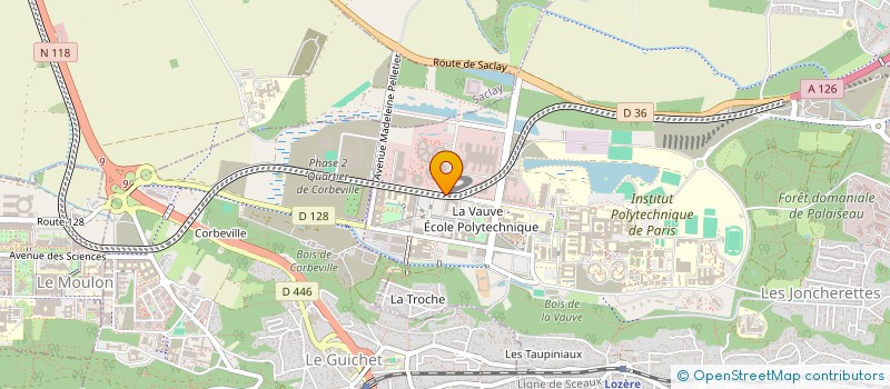 localisation de l'entreprise PLS à PALAISEAU