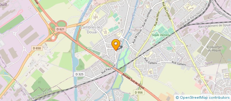 localisation de l'entreprise PLS à LAMBRES-LEZ-DOUAI
