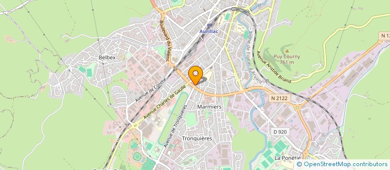 localisation de l'entreprise PLS COMPAGNIE à AURILLAC