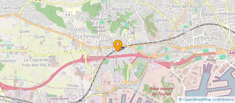 localisation de l'entreprise PLS DISTRIBUTION FRANCE  TOULON