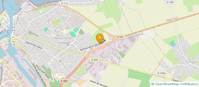 localisation de l'entreprise PLSB  DIEPPE