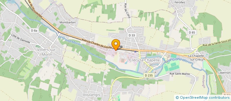 localisation de l'entreprise PLSB DE MEAUX  CRECY-LA-CHAPELLE