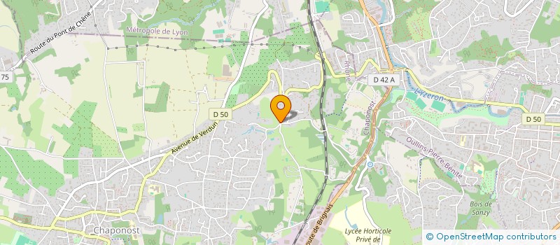 localisation de l'entreprise PLSCHANVILLARD  CHAPONOST