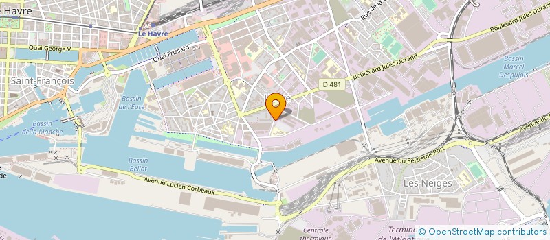 localisation de l'entreprise PLSG  LE HAVRE