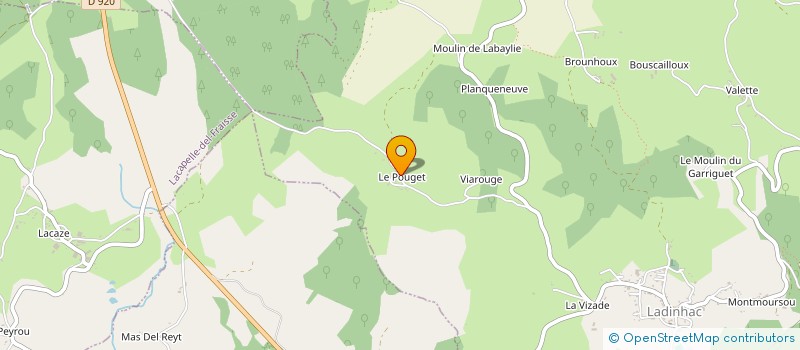 localisation de l'entreprise PLSNQNT SOCIETE EN LIQUIDATION à LADINHAC