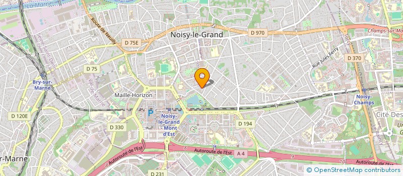 localisation de l'entreprise PLSV IMMO  NOISY-LE-GRAND