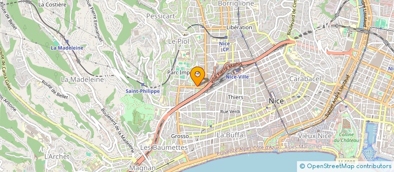 localisation de l'entreprise PLT à NICE