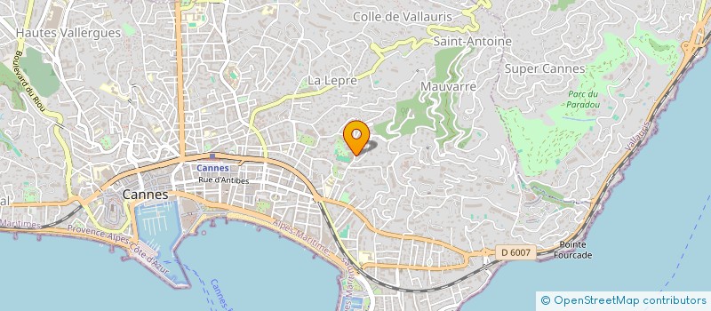 localisation de l'entreprise PLT à CANNES