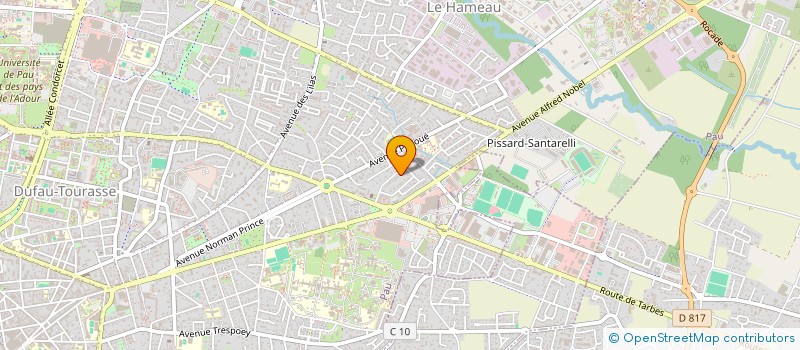 localisation de l'entreprise PLT à PAU