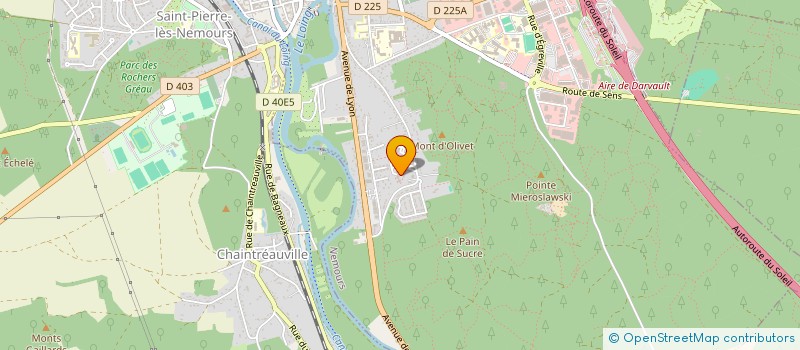 localisation de l'entreprise PLT  NEMOURS